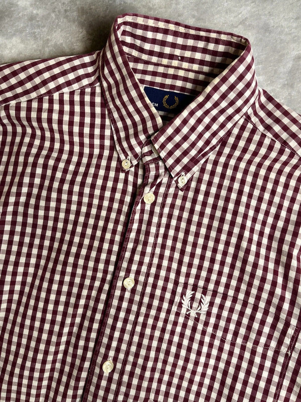 Fred Perry Check Smart Shirt Large