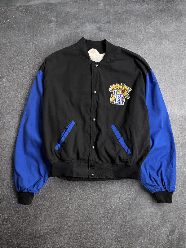 Vintage Varsity Bomber Jacket University of Kentucky Large