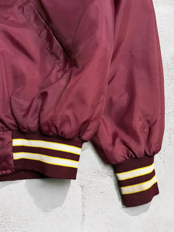 Vintage Cheerleader Varsity Bomber Jacket Large