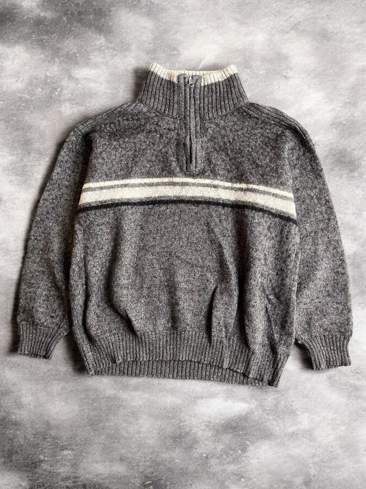 Y2K Roll Neck Wool Jumper XL Ladies