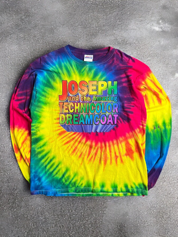 Joseph & His Techinocolour Dreamcoat Christian God T Shirt Tie Dye Large