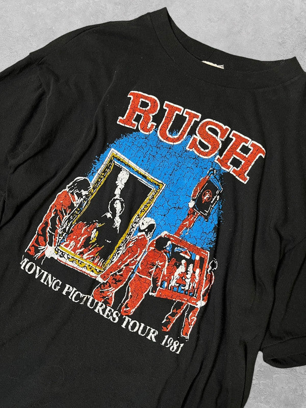 Rush 1981 Tour Band T Shirt Large