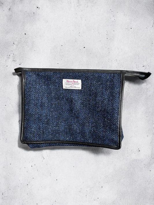 Harris Tweed Men’s Wash Bag Smart Travel