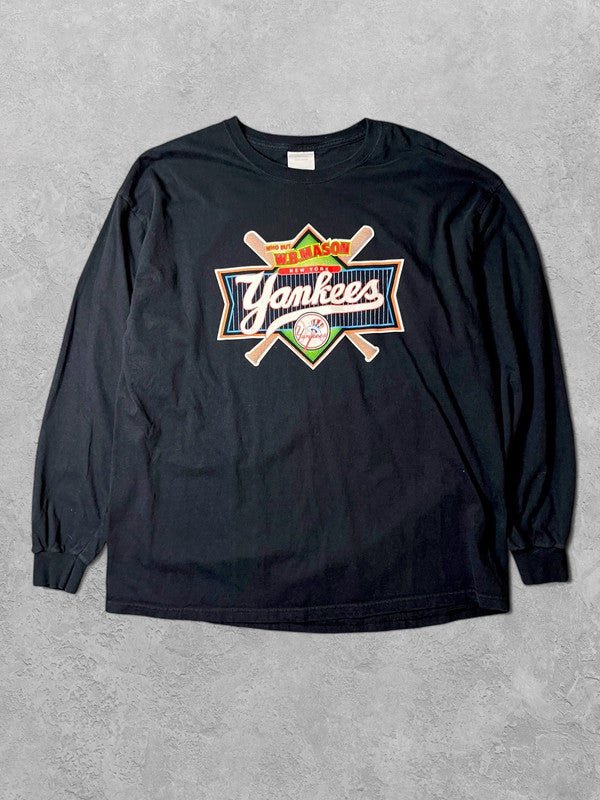 Vintage New York Yankees Long Sleeve T Shirt XL