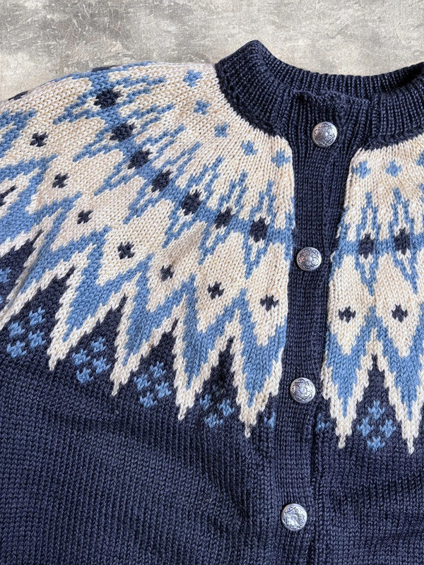 Vintage Norwegian Knit Sweater Medium