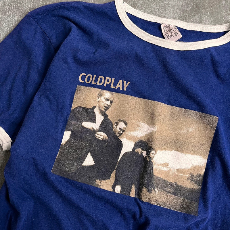 Coldplay Band T Shirt Small Rush of Blood to the Head Tour 2002