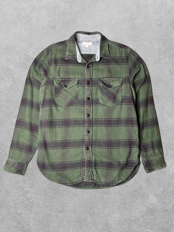 Dark Green Flannel Shirt Medium