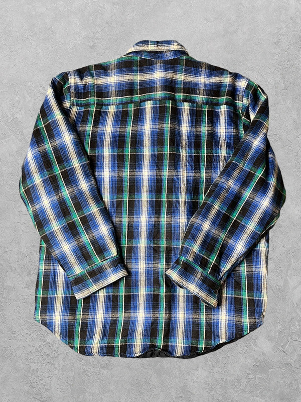 Vintage Padded Flannel Shirt Large