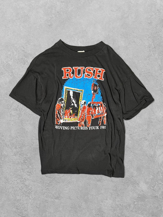 Rush 1981 Tour Band T Shirt Large