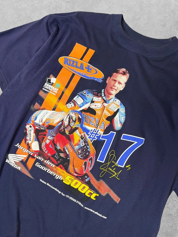 Vintage Rizla Grand Prix Motorsport T Shirt Medium