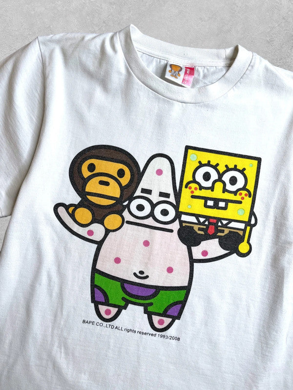 Bape X Spongebob Nickelodeon T Shirt Medium