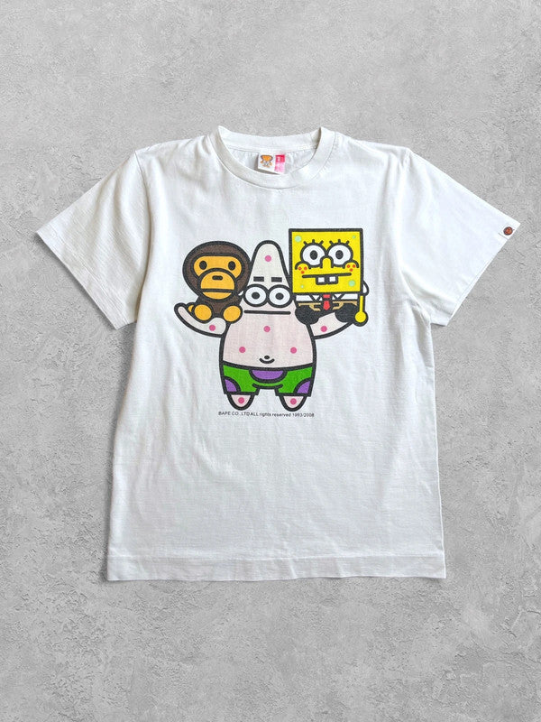 Bape X Spongebob Nickelodeon T Shirt Medium