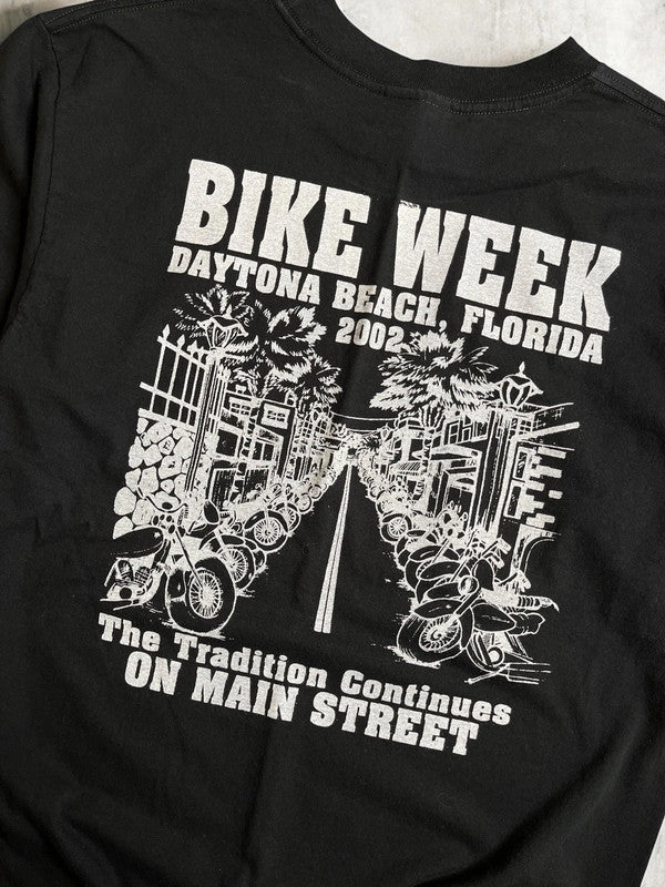 Daytona Bike Week 2002 Vintage T Shirt Large